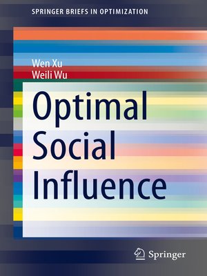 cover image of Optimal Social Influence